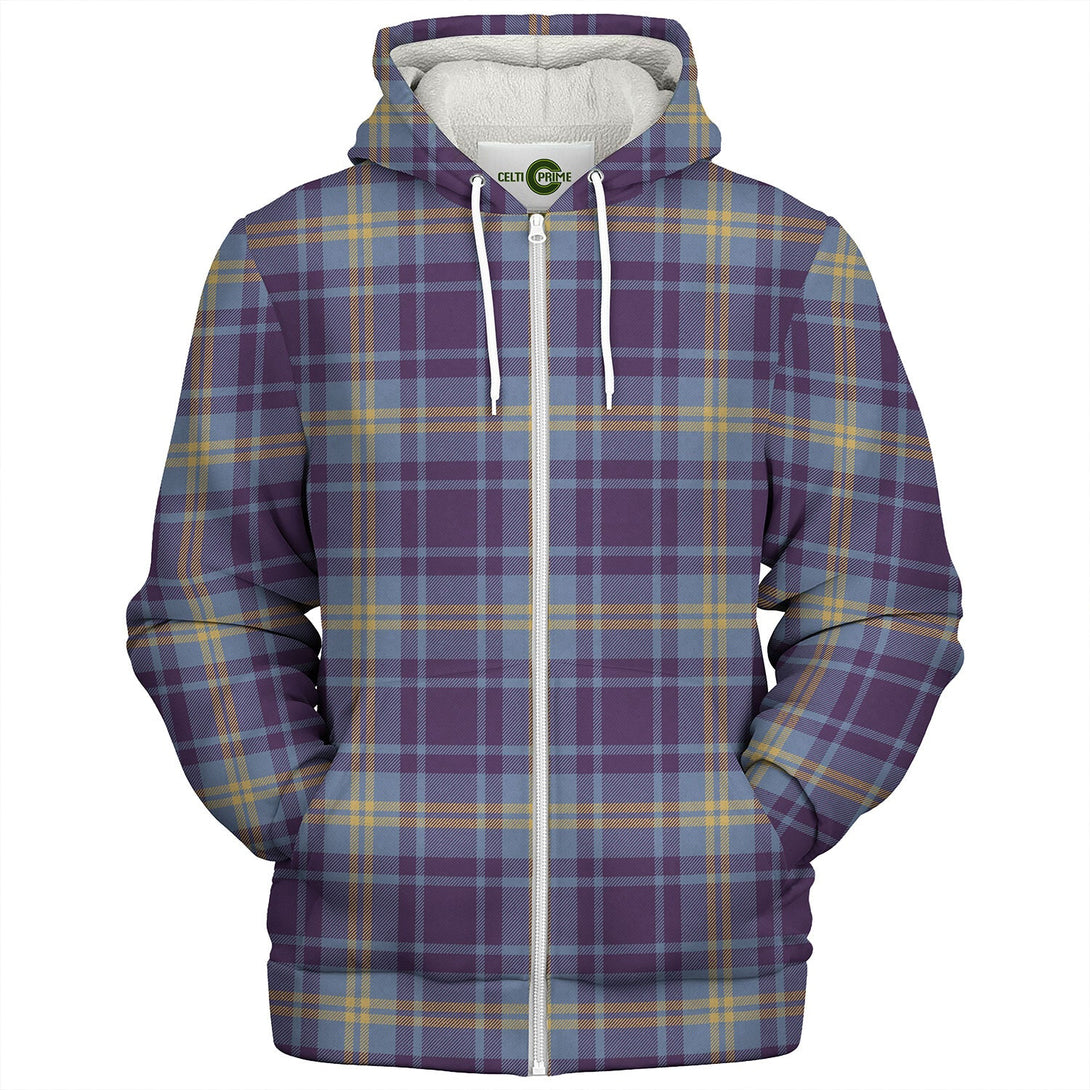 Hepburn 2 Weathered Tartan Sherpa Hoodie