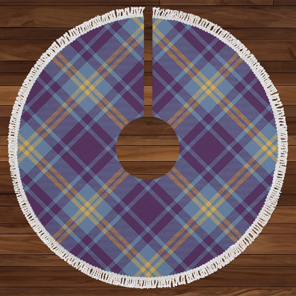 Hepburn 2 Weathered Tartan Christmas Tree Skirt