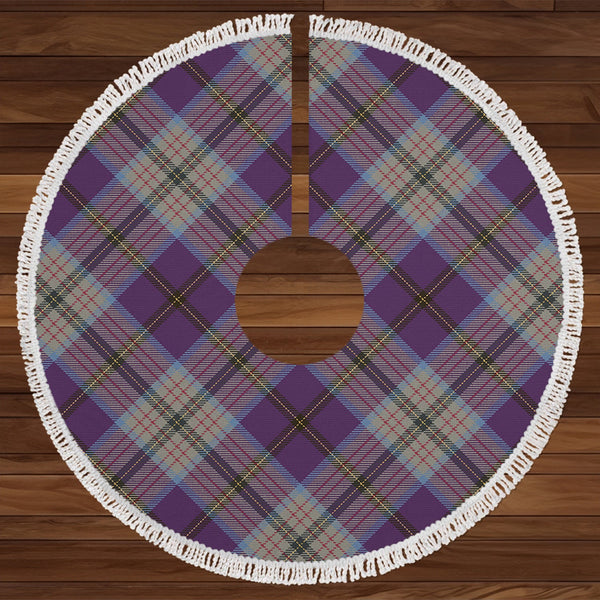 Heston Weathered Tartan Christmas Tree Skirt