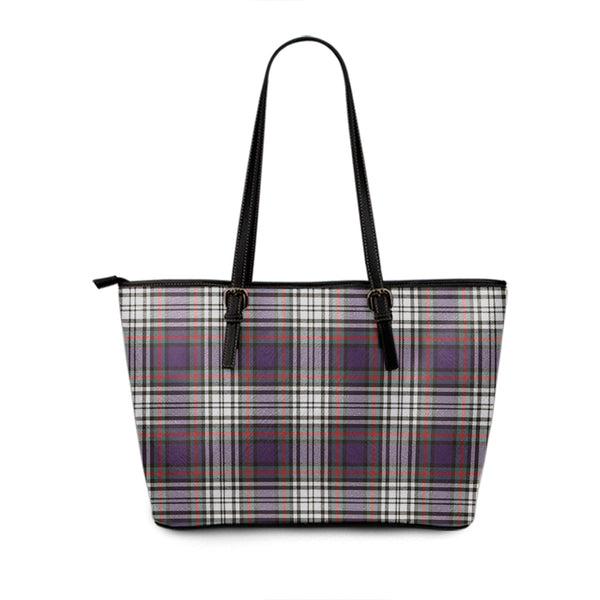 Highfield Dress Weathered Tartan Leather Tote Bag