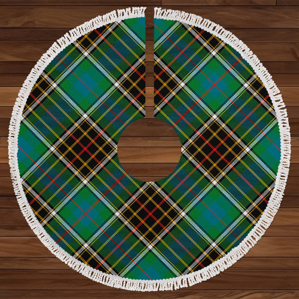 Hislop #2 Ancient Clan Badge Tartan Christmas Tree Skirt