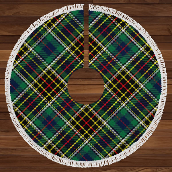 Hislop #2 Modern Clan Badge Tartan Christmas Tree Skirt