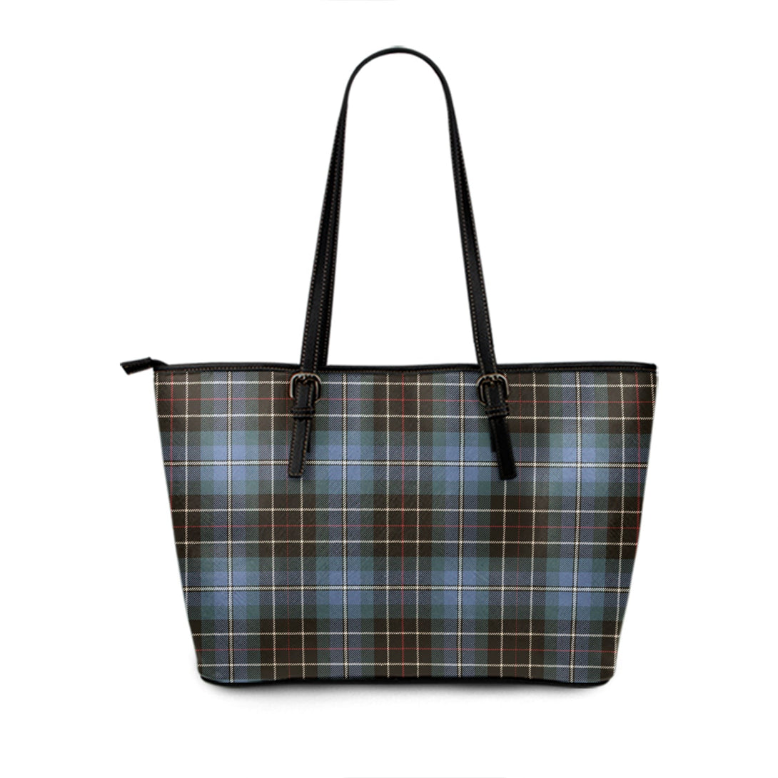 Hislop 3 Weathered Tartan Leather Tote Bag