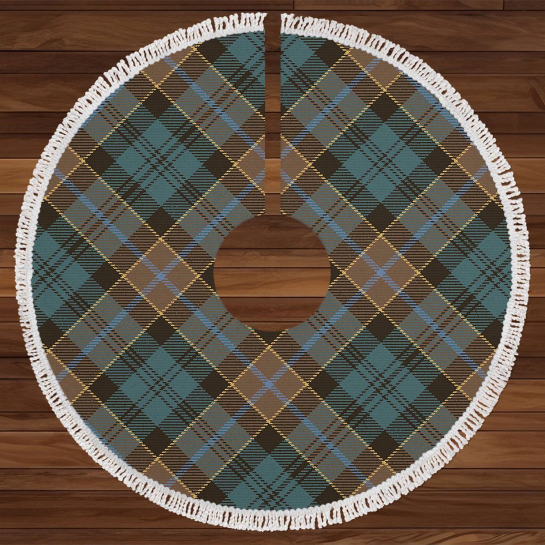 Hogarth Weathered Tartan Christmas Tree Skirt