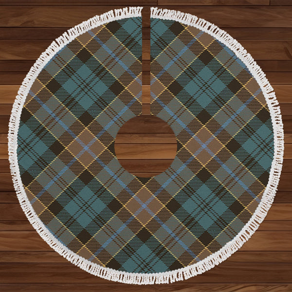 Hogarth Weathered Tartan Christmas Tree Skirt