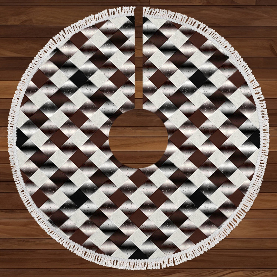 Hogg Modern Clan Badge Tartan Christmas Tree Skirt