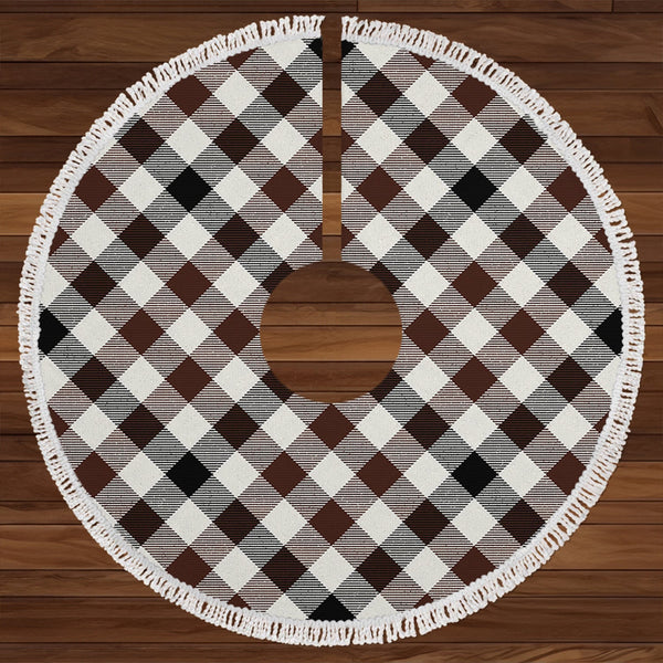 Hogg Modern Clan Badge Tartan Christmas Tree Skirt