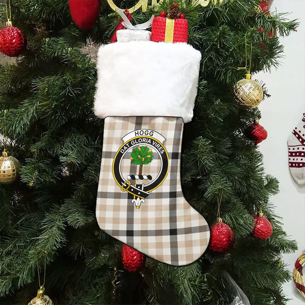 Hogg Weathered Clan Badge Tartan Christmas Stocking