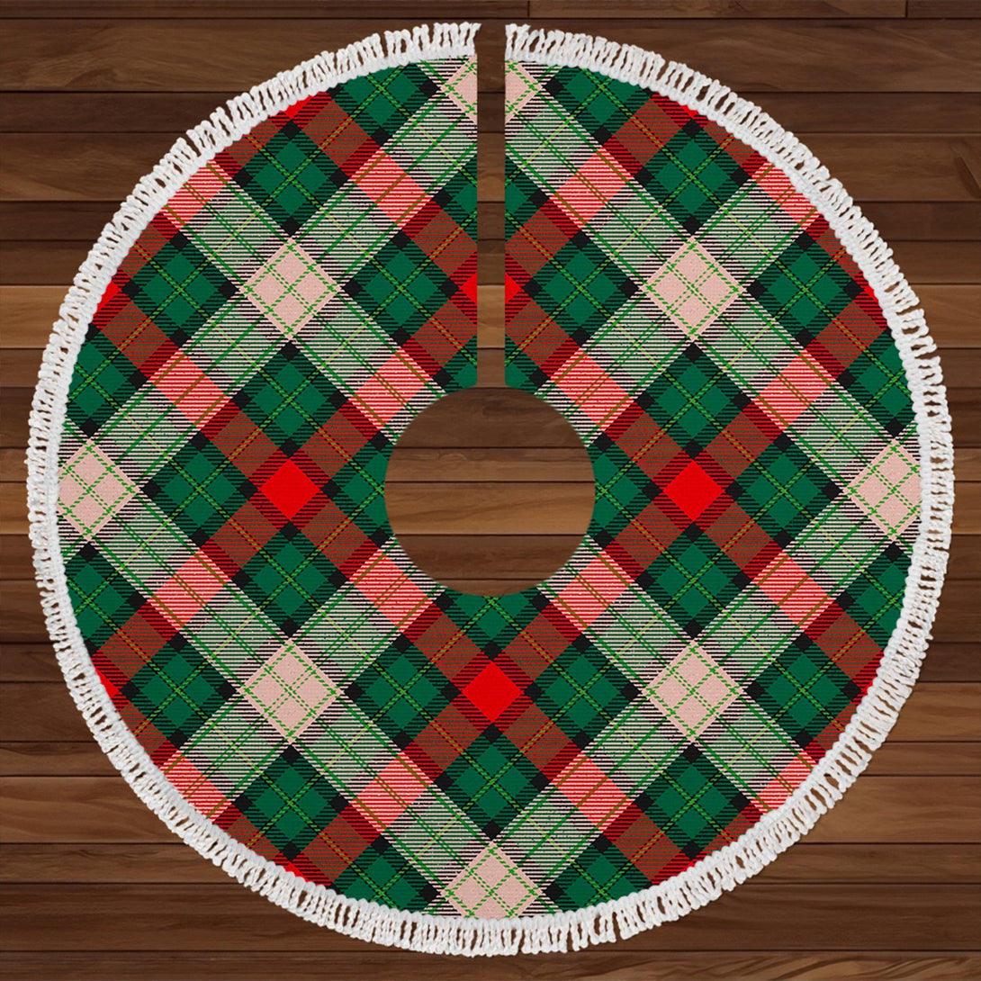 Hohenzollern Staff Tartan Christmas Tree Skirt