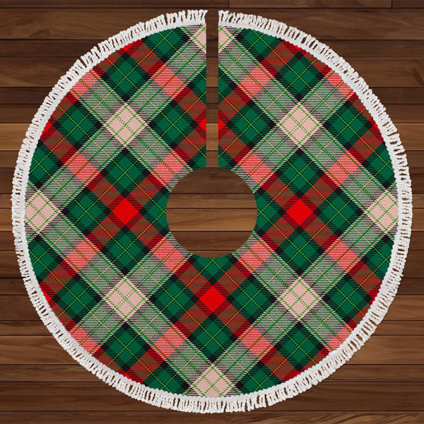 Hohenzollern Staff Tartan Christmas Tree Skirt