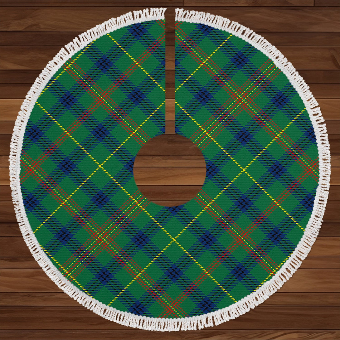 Holmes Modern Tartan Christmas Tree Skirt