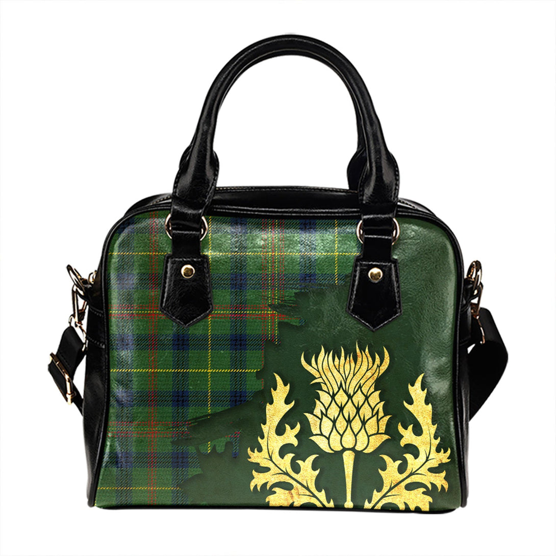 Holmes Modern Tartan Shoulder Handbag Thistle Oldest Style