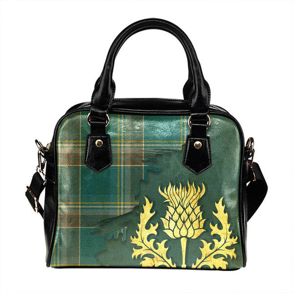 Holyrood Ancient Tartan Shoulder Handbag Thistle Oldest Style