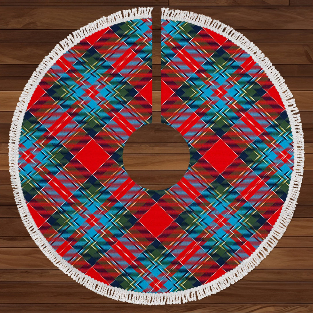 Holyrood Chair Modern Tartan Christmas Tree Skirt