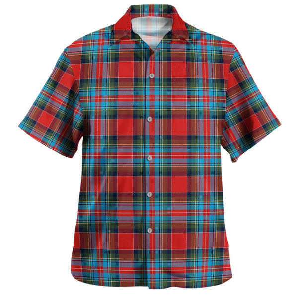 Holyrood Chair Modern Tartan Hawaiian Shirt