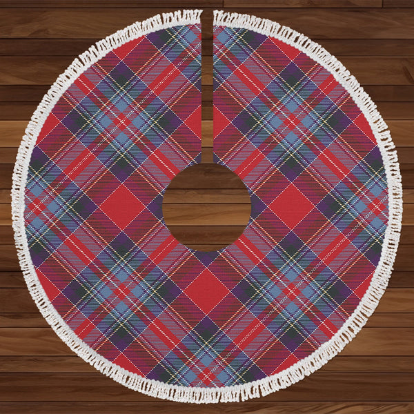 Holyrood Chair Weathered Tartan Christmas Tree Skirt