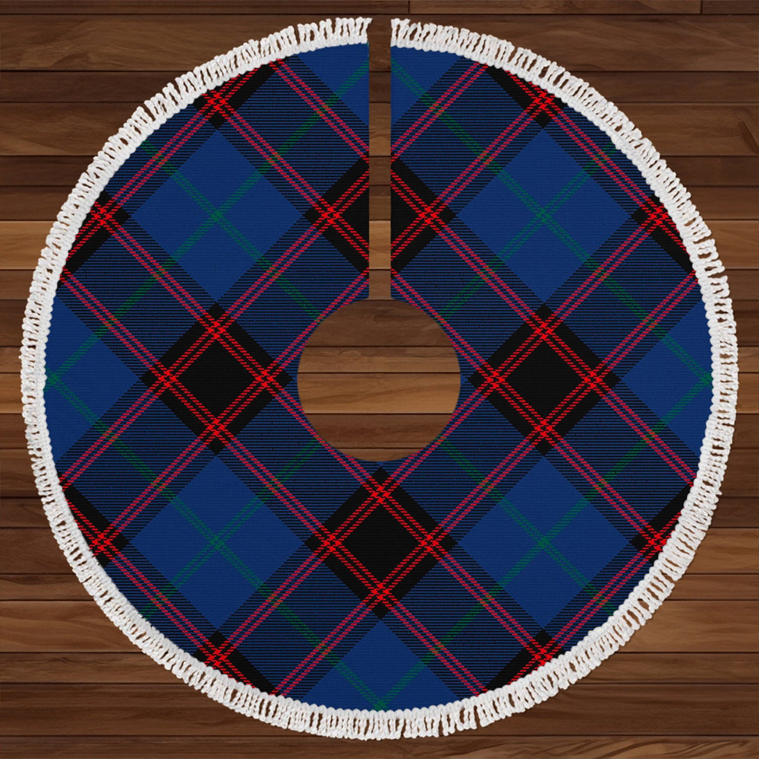 Home Modern Clan Badge Tartan Christmas Tree Skirt