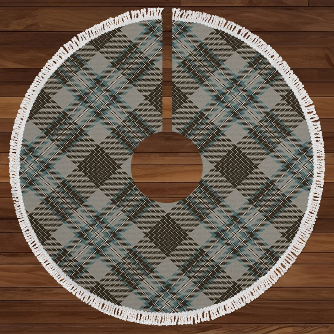 Hood Weathered Tartan Christmas Tree Skirt