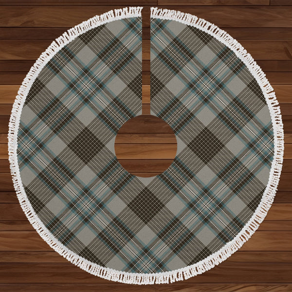 Hood Weathered Tartan Christmas Tree Skirt