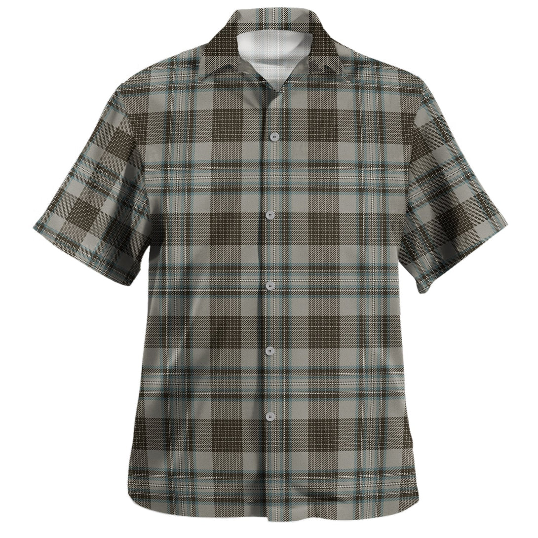 Hood Weathered Tartan Hawaiian Shirt