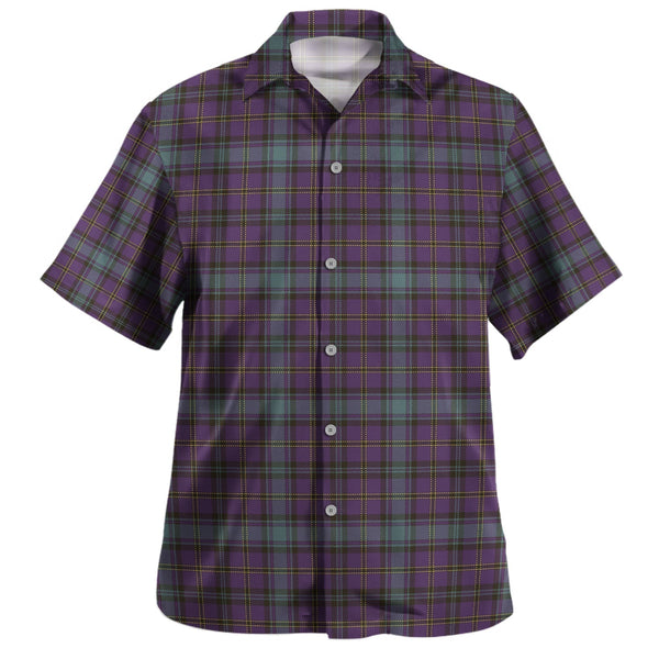 Hope Vere Weathered Clan Badge Tartan Hawaiian Shirt