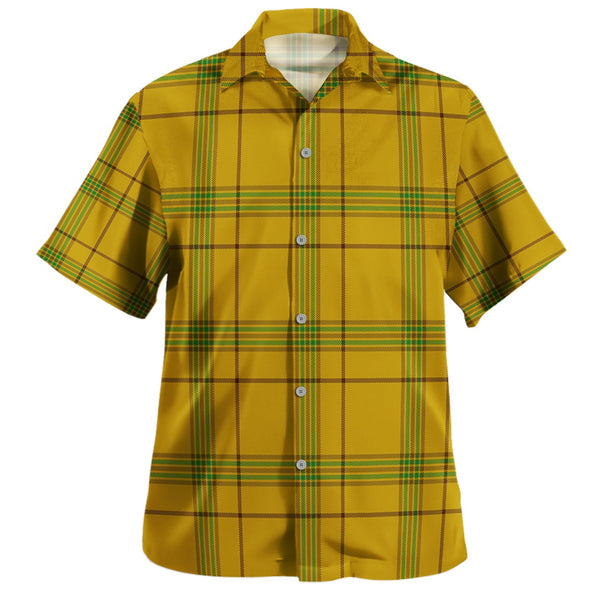 Houston Clan Badge Tartan Hawaiian Shirt