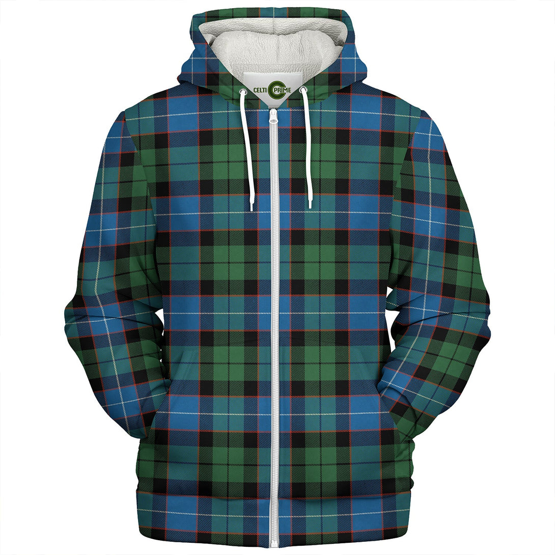 Hunter Ancient Clan Badge Tartan Sherpa Hoodie