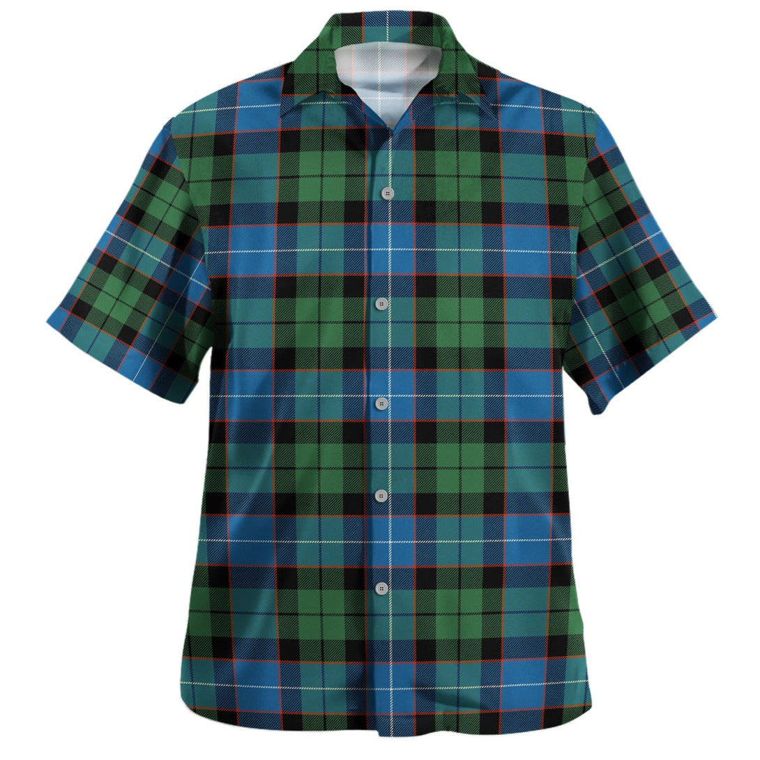 Hunter Ancient Clan Badge Tartan Hawaiian Shirt