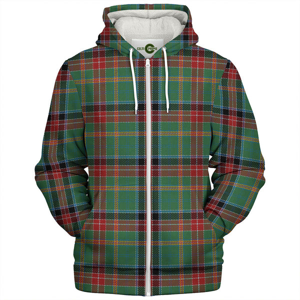 Hunter Old Modern Tartan Sherpa Hoodie