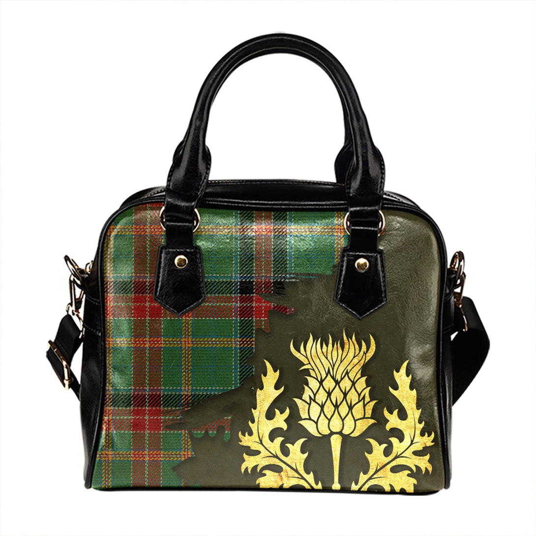 Hunter Old Modern Tartan Shoulder Handbag Thistle Oldest Style