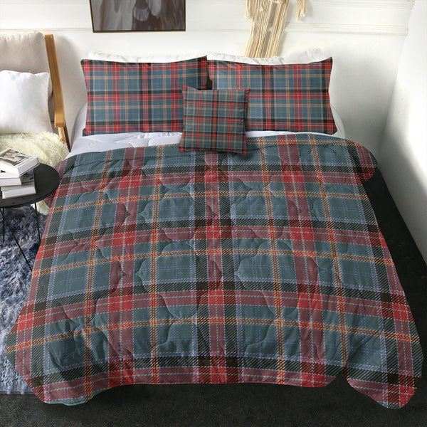 Hunter Old Weathered Tartan Comforter