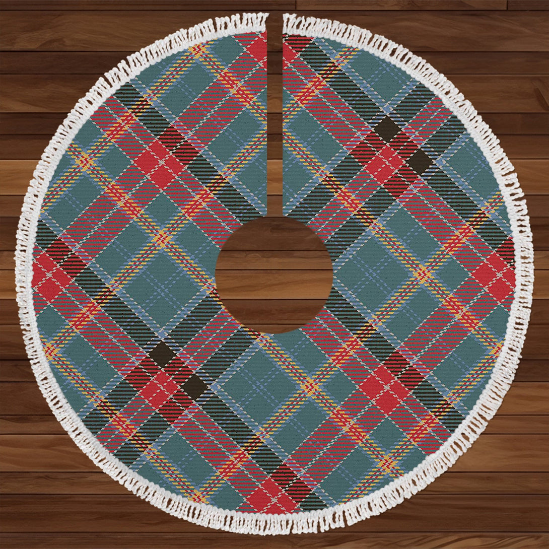 Hunter Old Weathered Tartan Christmas Tree Skirt