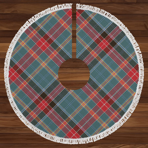 Hunter Old Weathered Tartan Christmas Tree Skirt