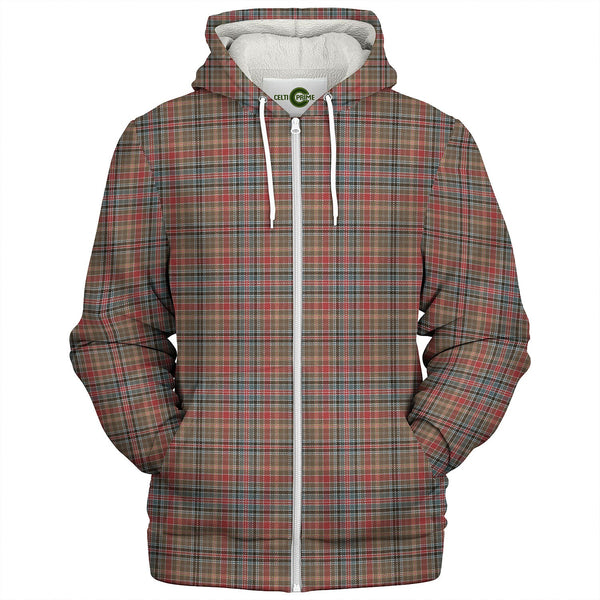 Hunter Old 2 Weathered Tartan Sherpa Hoodie