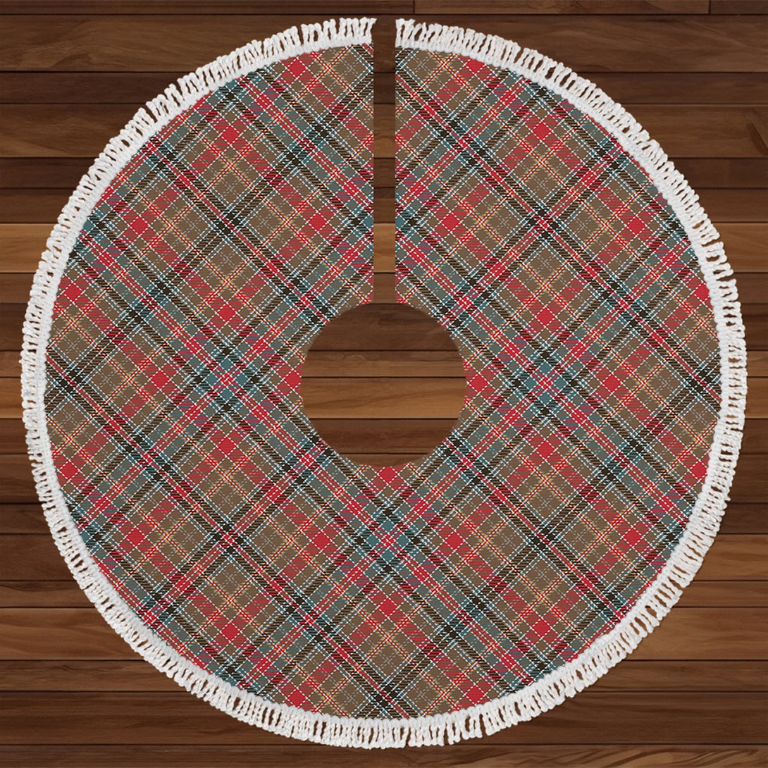 Hunter Old 2 Weathered Tartan Christmas Tree Skirt