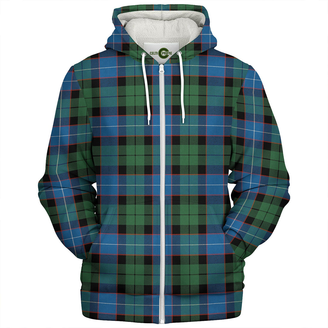 Hunter (Michael) Ancient Clan Badge Tartan Sherpa Hoodie