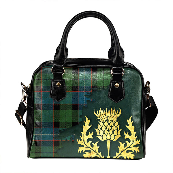 Hunter (Michael) Ancient Tartan Shoulder Handbag Thistle Oldest Style