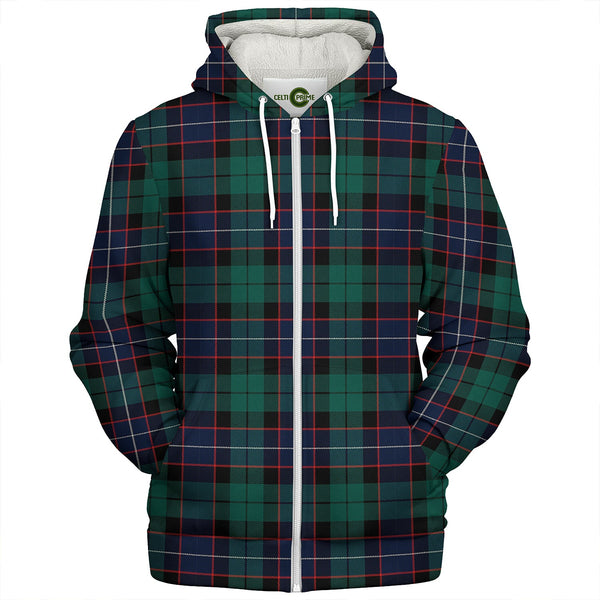 Hunter (Michael) Modern Clan Badge Tartan Sherpa Hoodie