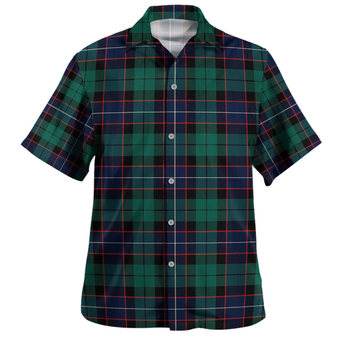 Hunter (Michael) Modern Clan Badge Tartan Hawaiian Shirt