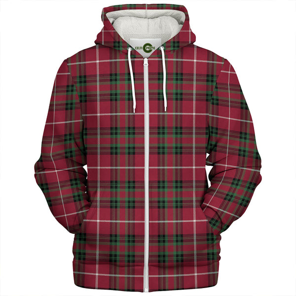 Hunter of Bute (Michael Maroon) Modern Clan Badge Tartan Sherpa Hoodie