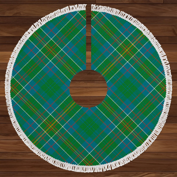 Hunter of Hunterston (Galbraith of Hunterston) Ancient Clan Badge Tartan Christmas Tree Skirt