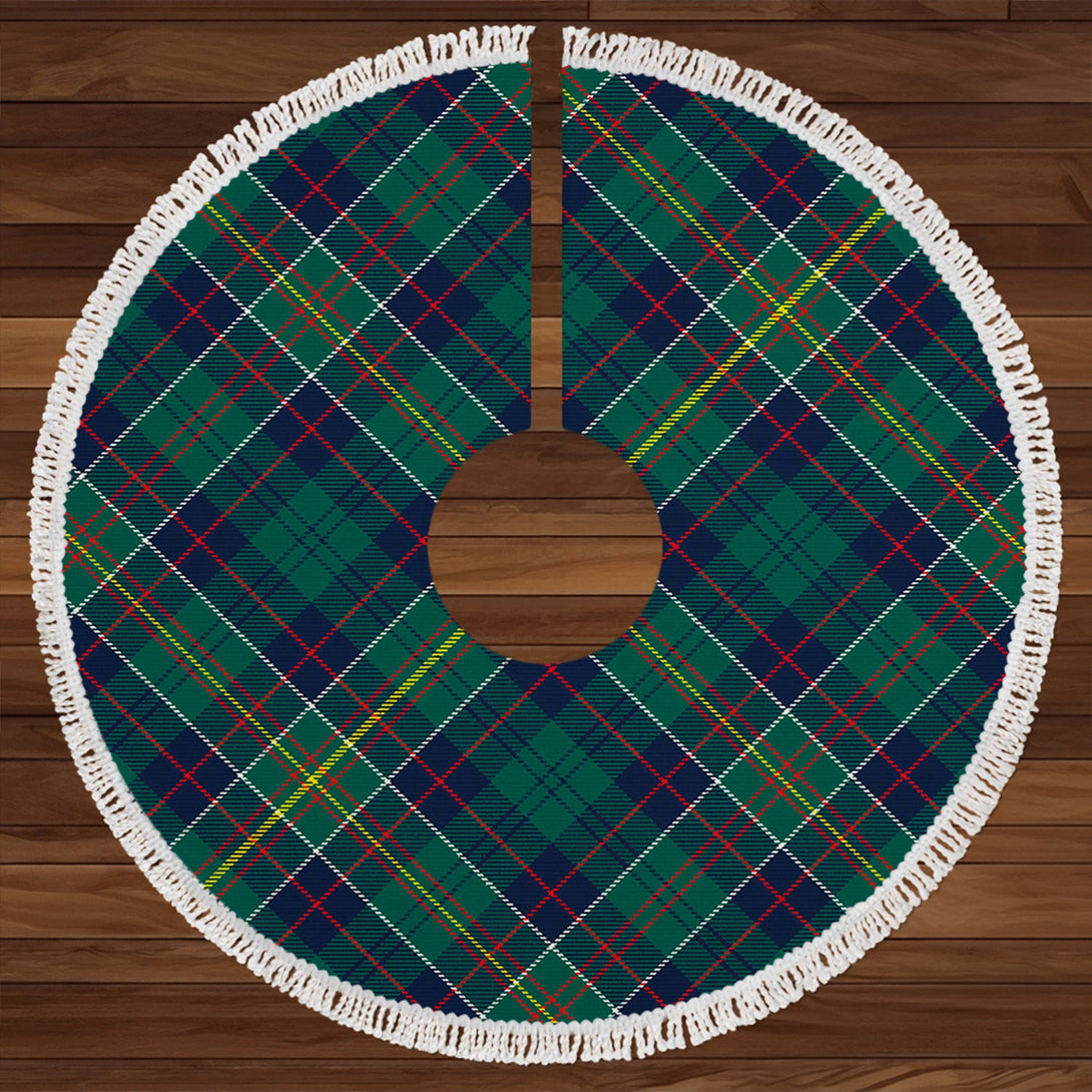 Hunter of Hunterston (Galbraith of Hunterston) Modern Clan Badge Tartan Christmas Tree Skirt