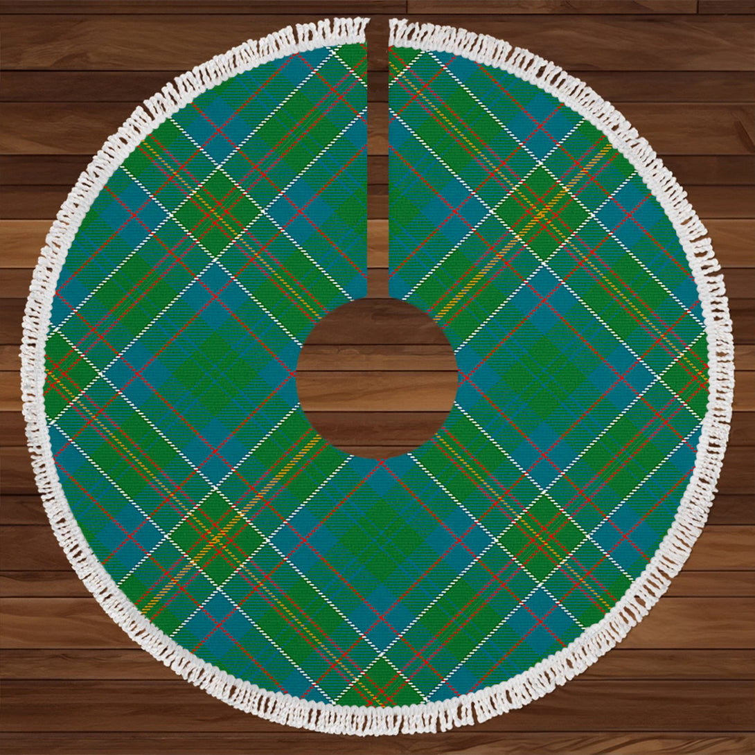 Hunter of Hunterston (Michael of Hunterston) Ancient Clan Badge Tartan Christmas Tree Skirt