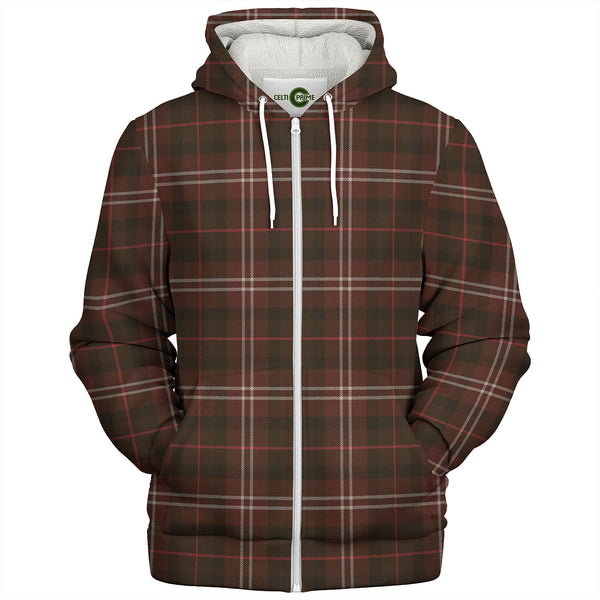 Huntly District (Marchioness of Huntly) Weathered Tartan Sherpa Hoodie