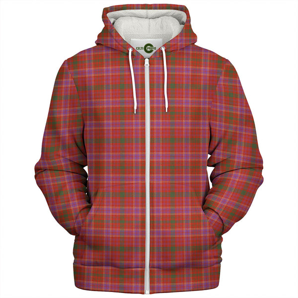 Huntly District 2 Ancient Tartan Sherpa Hoodie