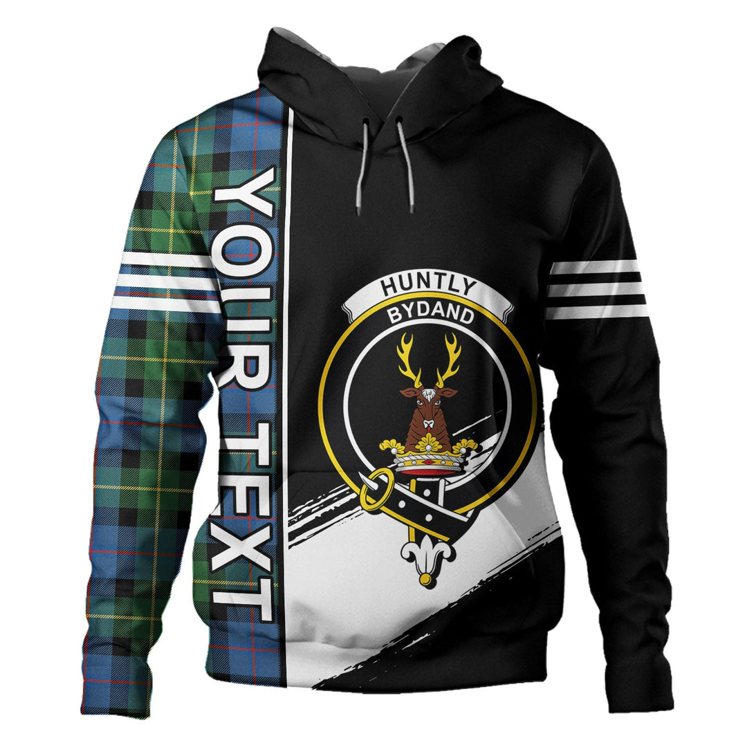 Huntly Gordon Gathering 2000 Ancient Clan Badge Tartan Hoodie Quarter Style Personalized