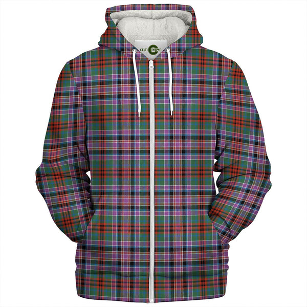 Huntly Old (Gordon Red (Telfer Dunbar)) Modern Tartan Sherpa Hoodie