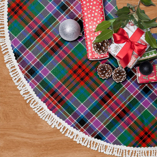 Huntly Old (Gordon Red (Telfer Dunbar)) Modern Tartan Christmas Tree Skirt