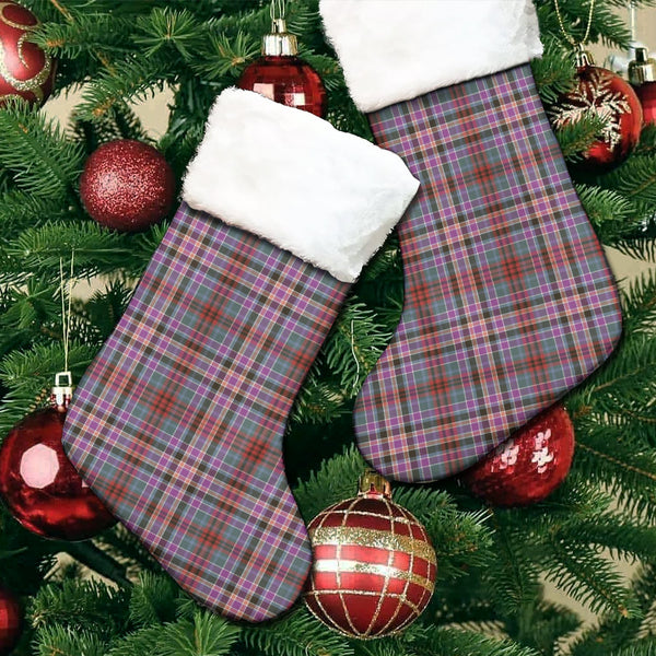 Huntly Old (Gordon Red (Telfer Dunbar)) Weathered Tartan Christmas Stocking