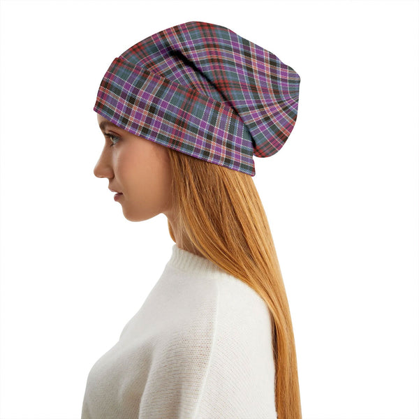 Huntly Old (Gordon Red (Telfer Dunbar)) Weathered Tartan Knitted Beanie